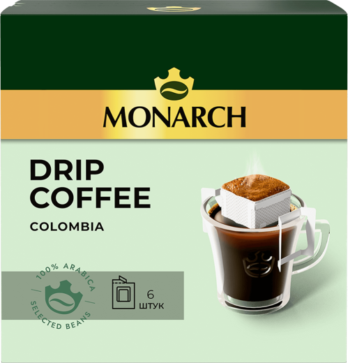 Дрип-пакет Monarch арабика Колумбия - 1
