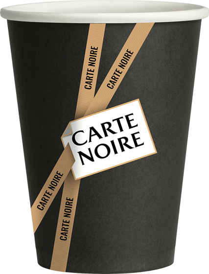Стакан бумажный одноразовый Carte Noire 300 мл - 1