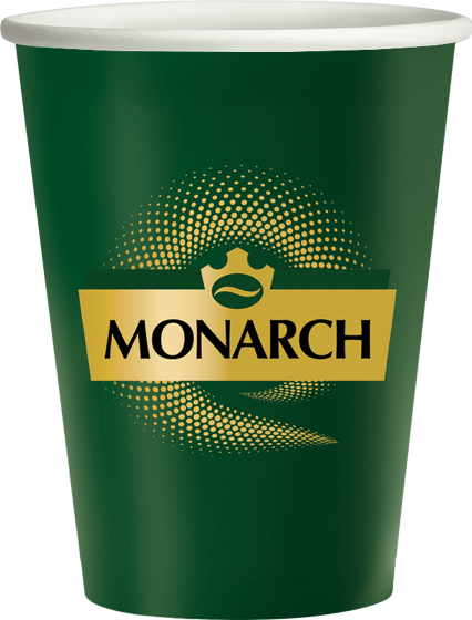 Стакан бумажный одноразовый Monarch 300 мл - 1